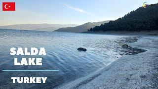 SALDA LAKE (Salda Gölü) Walking Tour / Burdur, Turkey 2022  [4K UHD]