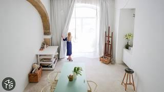 NEVER TOO SMALL: 3 in 1 Artist’s Home, Studio and Gallery, Lisbon 50sqm/538sqft