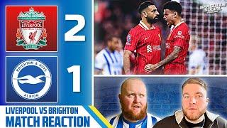 Mo Salah Sparks Quick-fire Liverpool Turnaround | Liverpool 2-1 Brighton | MATCH REACTION