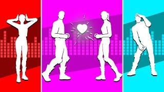 ALL *NEW* FORTNITE TIKTOK DANCES EMOTES (Icon Seires Dances)