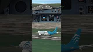 Landing in real flight simulator #rfs #planespotting #aviation #flightsimulator