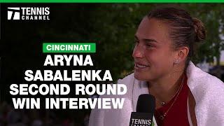 Aryna Sabalenka Feeling Better After Missing Wimbledon | 2024 Cincinnati 2R