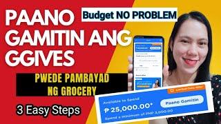 How to use GGIVES in GCASH 2024 | Pwedeng Pambayad ng Pang GROCERY | Easy Steps