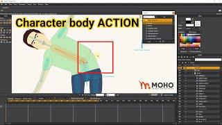 MOHO PRO -  action - body - Tutorial - Anime Studio