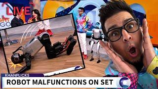 My Robot CRASHES on Live TV!  Unitree G1 & T1