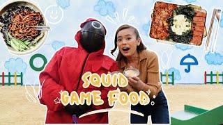 ONLY EATING FOOD IN SQUID GAME 2 FOR 24 HOURS!!!