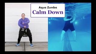 Aqua Zumba "Calm Down" -- Split Screen --