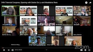 Welcome, with Darien De Lu, Madeleine Rees, and WILPF US Board