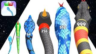 Snake Evolution Run 3D Gameplay Walkthrough Android iOS