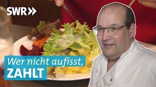 In diesem Restaurant wird aufgegessen: Strafgebühr für Salatteller