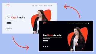 How To Make Website DARK MODE | Dark Theme Website Design Using HTML, CSS & JS