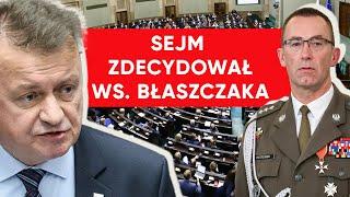 Immunitet Błaszczaka. Sejm zdecydował