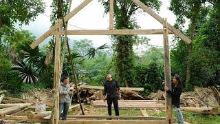 Complete the house frame in just 5 days: Unique Vietnamese way of making wooden houses