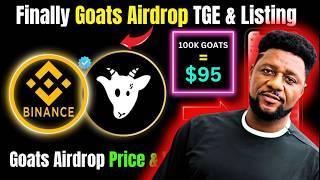 Goat Airdrop Date Confirmed - $400 Confirmed Token possible