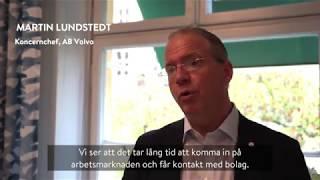 Martin Lundstedt, koncernchef Volvo Group & Jobbsprånget