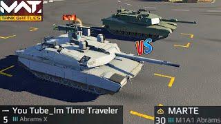 Abrams X Vs M1A1 Abrams MWT Tank Battles