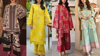 Khaddar Suit Designs 2024/Allover Printed 2 Piece Winter Dress Design/ Casual Wear Khaddar Dress