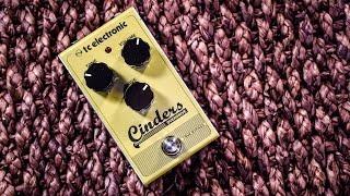 TC Electronic CINDERS (Overdrive) - in depth demo with different amps