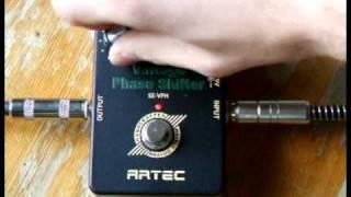 Artec Vintage Phase Shifter Effects Pedal ES-VPH