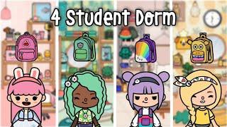 Toca Life World 4 Student Dorm Room Makeover | Toca Boca | NecoLawPie