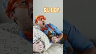 S-L-E-E-P ! Can Blippi learn to spell without falling asleep?! #blippi #shorts