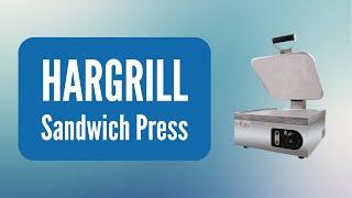 HARGRILL 6-Slice Sandwich Press | 6 Toasties in 3 Minutes!