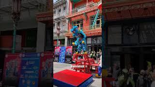 7 year old GIRL Lion Dance jumps on benches! #liondance #dragondance