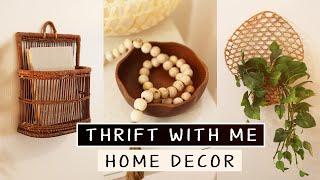 Thrifting My Home Decor (natural boho aesthetic decor)