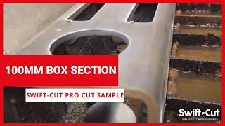Swift-Cut Pro cutting 100mm box section - Swift-Cut
