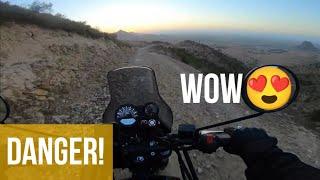 Will I Make It Down!? Thrilling Beautiful Sunset Descent on the Himalayan #adventure #offroad