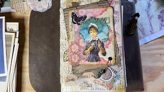 Handmade Junk Journal Flip-Through: Amat Victoria Curam | 168 Pages | Vintage Ephemera
