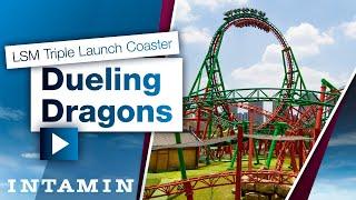 Intamin LSM Triple Launch Coaster "Dueling Dragons" @ Guangzhou Sunac Land, China