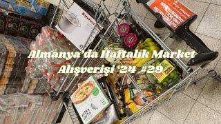 Almanya'da haftalık market alışverişi '24 #29 | Rewe, Türk Marketi, Evimize ilk büyük alışverişimiz