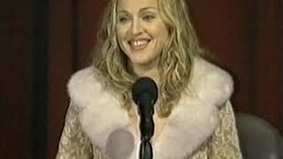 MTV Europe news - "Evita" press conference, Madonna 1996