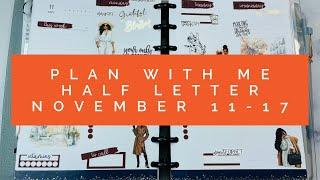 Plan With Me | Half Letter | November 11-17