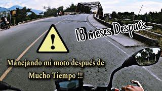 Manejando moto después de Mucho Tiempo #tvs #apache200 #viajes #ruta #biker #motovlog #moteros