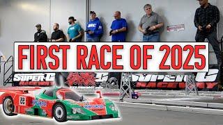 First 1/28th Race of the Year! Super-G Raceway 2025 Season Opener | Mini-Z | Super Stock | F1 + More