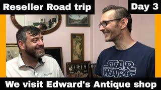 We visit Edward's Antique shop 'Antiques Arena' in Mountain Ash Wales.