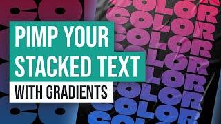 How To Make A Trendy Gradient Text Effect In Kittl