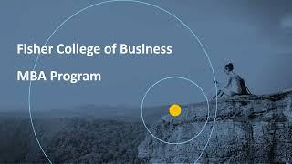 Fisher College of Business MBA Program