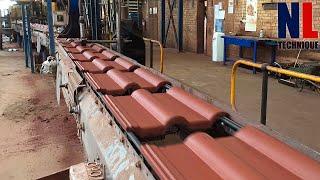 Amazing High-Quality Roof Tile Manufacturing Factory With Modern Machine And Skillful Workers