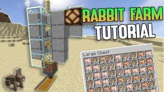 EASY Minecraft Rabbit Farm  (Escape Proof!)