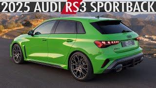 WORLD PREMIERE! 2025 AUDI RS3 SPORTBACK FACELIFT - NEW LOOK, FASTER ON TRACK - BETTER?