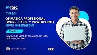 CLASE 01 - OFIMÁTICA PROFESIONAL - NIVEL INTERMEDIO