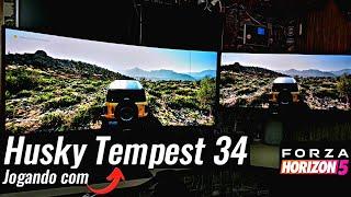 Monitor HUSKY TEMPEST 34 vs LG com PAINEL IPS