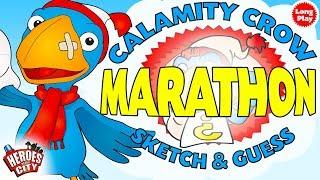 Heroes of the City -  Calamity Crow Sketch & Guess Marathon - Long PLay - Bundle | Art For Kids