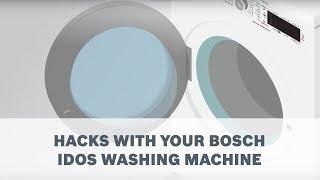 Hacks with your Bosch iDOS Washing Machine