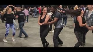 Wawa and  Rita dance salsa -Sonido bestial by Richie Ray y Bobby Cruz