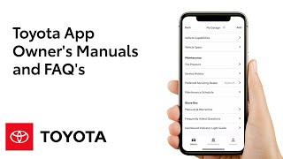 Toyota App - Owner's Manuals and FAQ's | Toyota