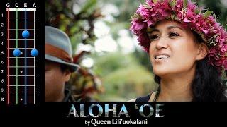 "Aloha 'Oe" (Farewell to Thee) Ukulele Play-Along!